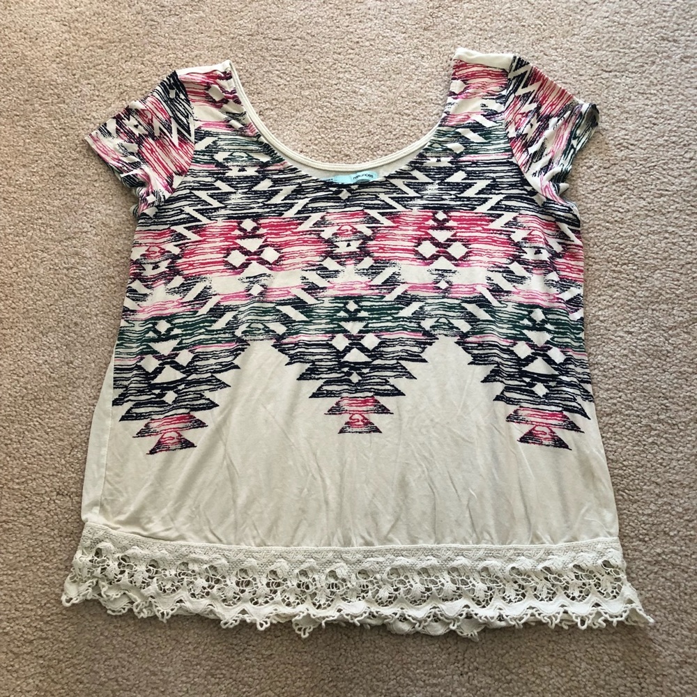Aztec design blouse